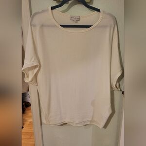 Michael Stars White Short Sleeve Top